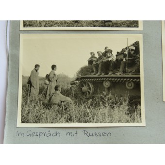 Photo de léquipage de char allemand - Caucase. Espenlaub militaria